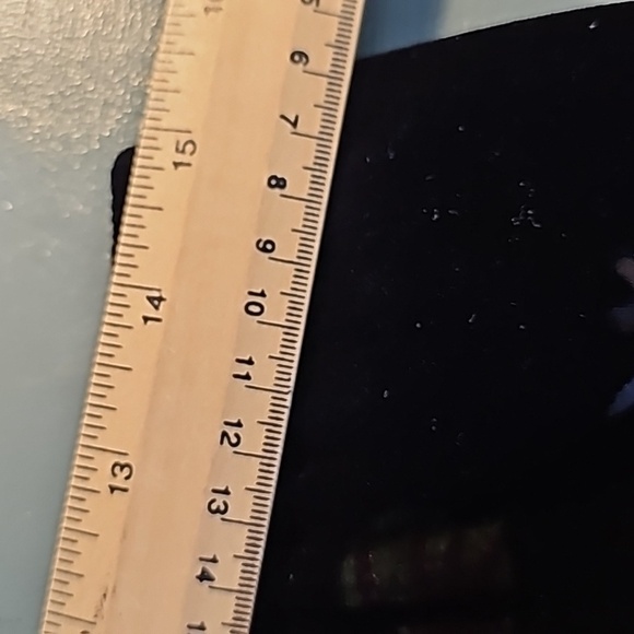 Tru Supply velvet pant suit vintage. Black w/ purple floral small. - Picture 8 of 13